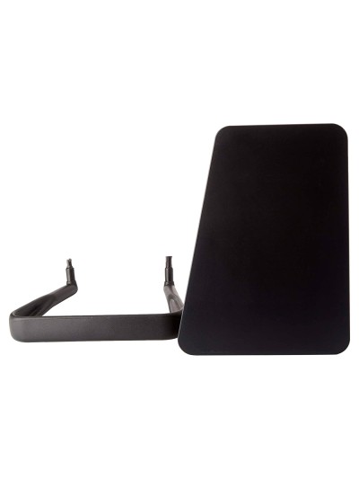 Pala escritura rocada derecha para silla confidente plegable pvc 34x20 cm color negro