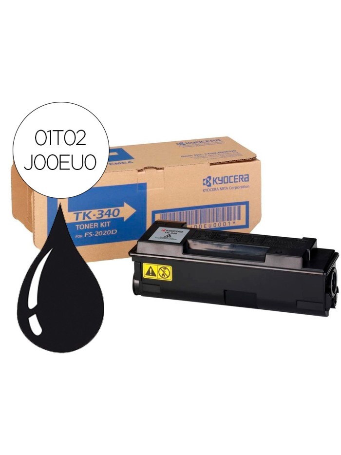 Toner kyocera tk340 laser fs2020dn negro 12000 pag Toner kyocera tk340 laser fs2020dn negro 12000 pag