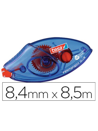 Pegamento tesa roller permanente ecologico desechable 8,4 mm x 8,50 mt