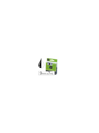 Cinta dymo 1000 9 mm negro-blanco d1