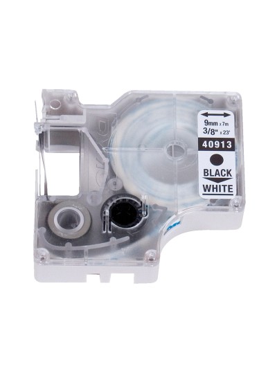 Cinta dymo 1000 9 mm negro-blanco d1