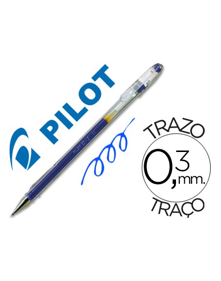 Boligrafo pilot g-1 azul tinta gel
