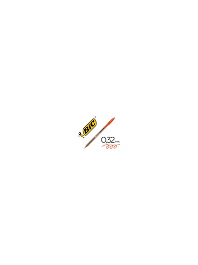 Boligrafo bic cristal original tinta roja unidad