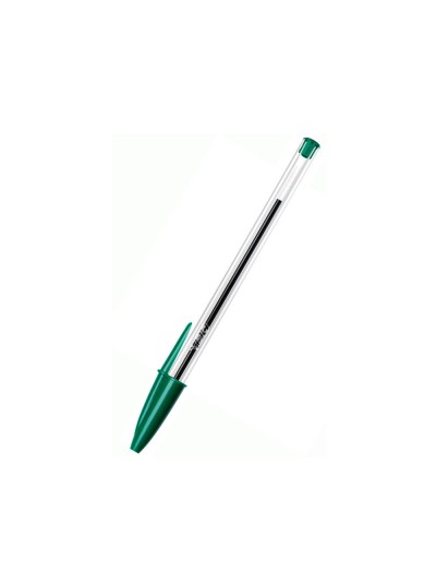 Boligrafo bic cristal original tinta verde unidad