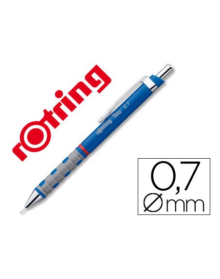 Portaminas rotring tikky 0,7 mm azul