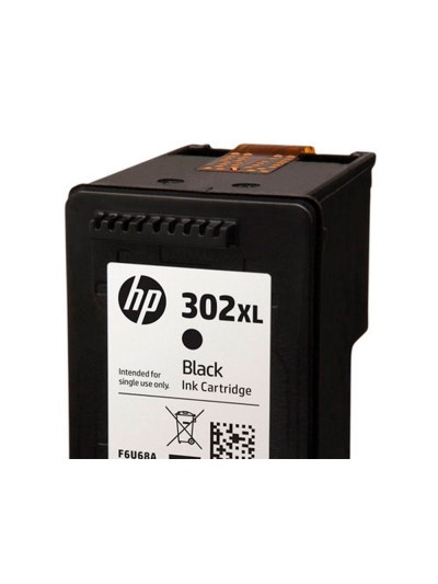 Ink-jet hp 302xl deskjet 1110 / 2130 / 3630 officejet 3830 / 4650 envy 4520 negro 480 pag