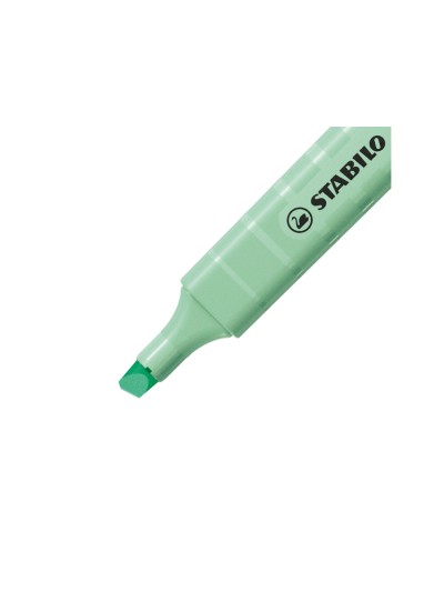 Rotulador stabilo fluorescente swing cool pastel verde menta