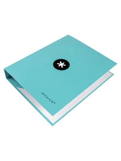 Carpeta 4 anillas 40 mm mixtas antartik a4 forrada color menta