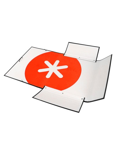 Carpeta antartik gomas a4 3 solapas carton forrado color negro