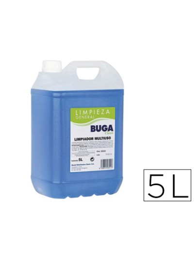 Limpiador multiusos buga clean garrafa 5 litros