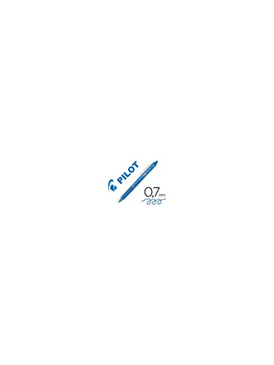 Boligrafo pilot frixion clicker borrable 0,7 mm color azul claro