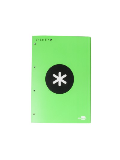 Bloc encolado antartik cuadro 5 mm a4 natural 80 h 100 gr color verde