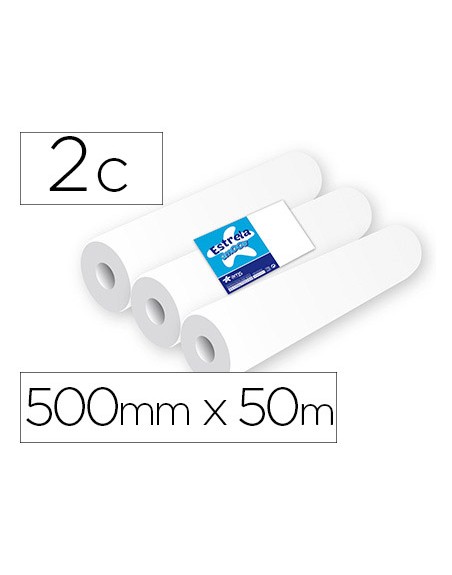 Rollo papel para camillas amoos 2 capas 67 servicios 500 mm x 50 m