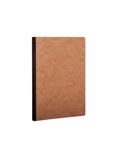 Libreta age-bag tapa cartulina lomo cosido cuadro 5 mm 96 hojas color havana 148x210 mm