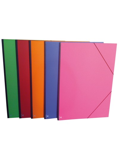 Carpeta planos clairefontaine din a3 con gomas carton gofrado colores surtidos
