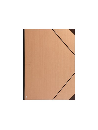 Carpeta planos clairefontaine din a2 con gomas kraft marron verjurado