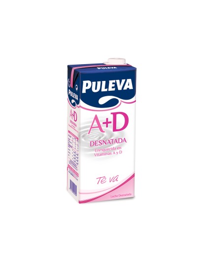 Leche puleva desnatada brik de 1 litro