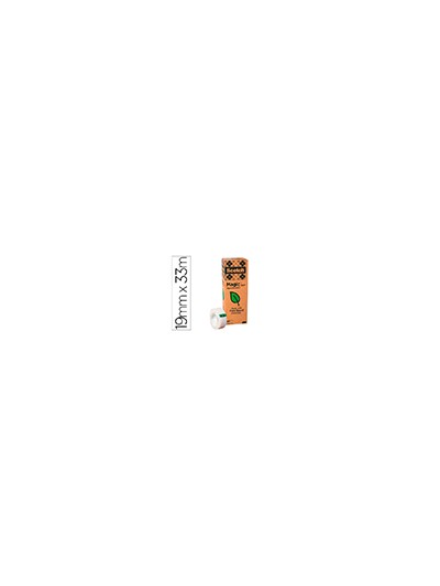 Cinta adhesiva scotch magic invisible eco 33 mt x 19 mm pack de 9 unidades