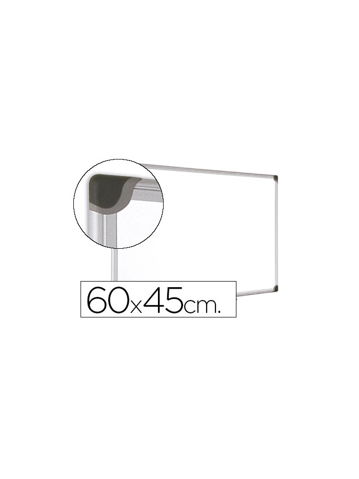 Pizarra blanca bi-office magnetica maya w ceramica vitrificada marco de aluminio 60 x 45 cm con bandeja para Pizarra blanca bi-office magnetica maya w ceramica vitrificada marco de aluminio 60 x 45 cm con bandeja para