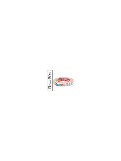 Cinta adhesiva tesa para pintor 50 mt x 19 mm