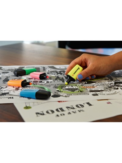 Rotulador stabilo boss mini fluorescente expositor bombonera de 50 unidades colores surtidos