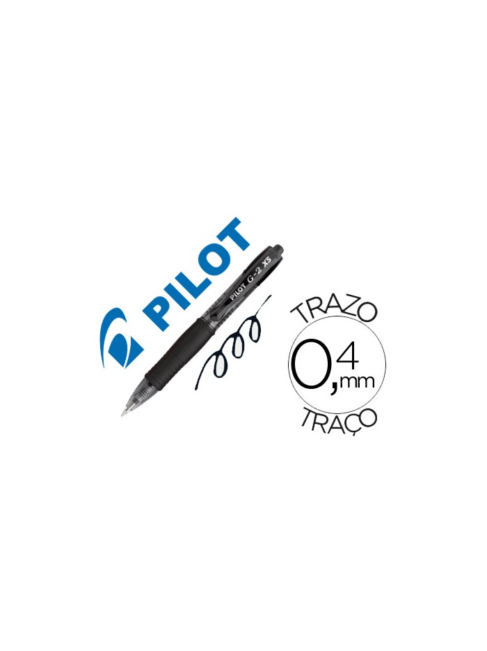 Boligrafo pilot g-2 pixie negro tinta gel retractil sujecion de caucho Boligrafo pilot g-2 pixie negro tinta gel retractil sujecion de caucho