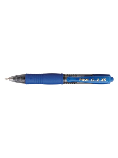 Boligrafo pilot g-2 pixie azul tinta gel retractil sujecion de caucho