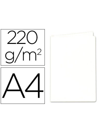Subcarpeta cartulina exacompta din a4 blanca 220 gr