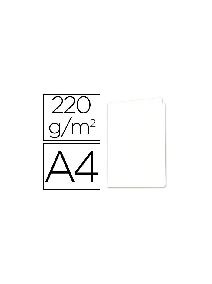 Subcarpeta cartulina exacompta din a4 blanca 220 gr Subcarpeta cartulina exacompta din a4 blanca 220 gr
