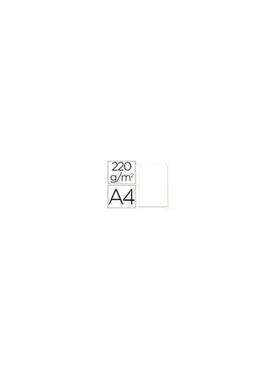Subcarpeta cartulina exacompta din a4 blanca 220 gr