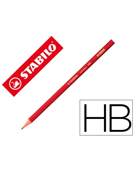 Lapices de grafito stabilo swano 306 hb unidad
