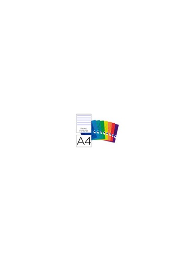 Libreta escolar oxford openflex tapa flexible optik paper 48 hojas din a4 rayado horizontal colores surtidos