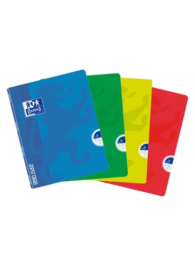 Libreta escolar oxford openflex tapa flexible optik paper 48 hojas din a5 rayado horizontal colores surtidos