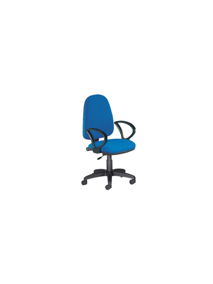 Silla rocada con brazos color azul diametro base 610 mm respaldo de 490 mm x 420 mm Silla rocada con brazos color azul diametro base 610 mm respaldo de 490 mm x 420 mm