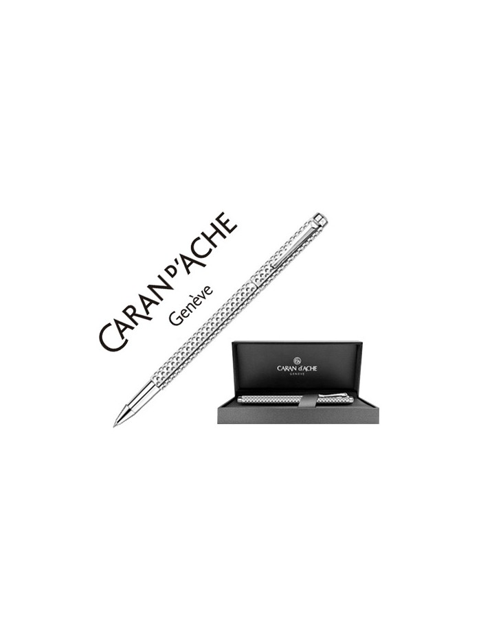 Roller caran d'ache ecridor golf placado paladio con estuche punta media Roller caran d'ache ecridor golf placado paladio con estuche punta media