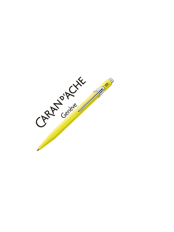 Boligrafo caran d'ache 849 fluo amarillo punta media Boligrafo caran d'ache 849 fluo amarillo punta media