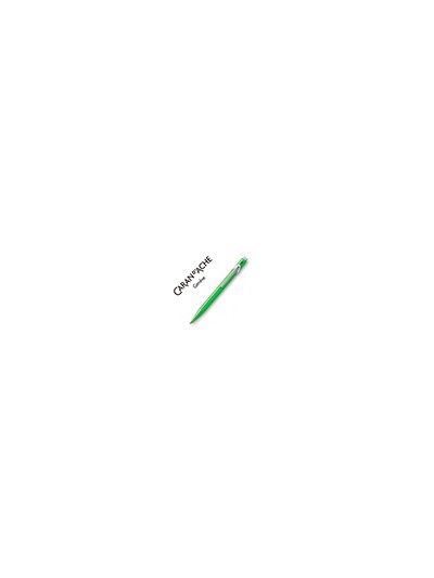 Boligrafo caran d'ache 849 fluo verde limon punta media