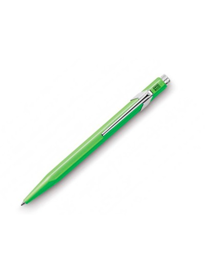 Boligrafo caran d'ache 849 fluo verde limon punta media