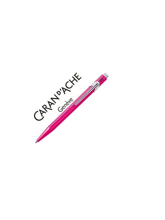 Boligrafo caran d'ache 849 fluo rosa punta media Boligrafo caran d'ache 849 fluo rosa punta media