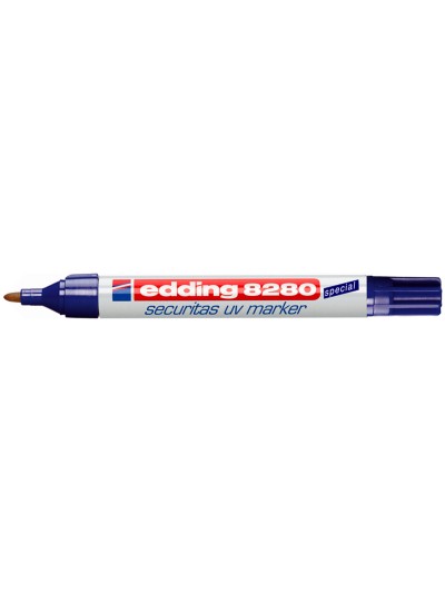 Rotulador edding marcador de seguridad visible bajo la luz ultravioleta punta redonda 1,5 mm
