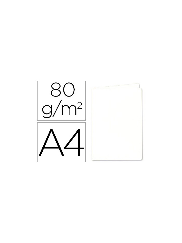 Subcarpeta papel exacompta din a4 blanca 80 gr Subcarpeta papel exacompta din a4 blanca 80 gr