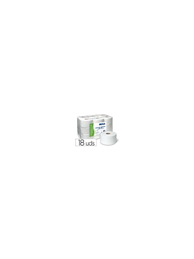 Papel higienico industrial gofrado buga reciclado 2 capas 130 m