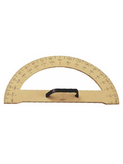 Semicirculo para encerado faibo de plastico imitacion madera 34 cm