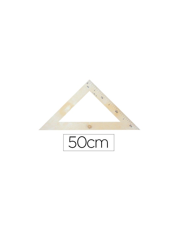 Escuadra para encerado faibo plastico imitacion madera 50 cm Escuadra para encerado faibo plastico imitacion madera 50 cm