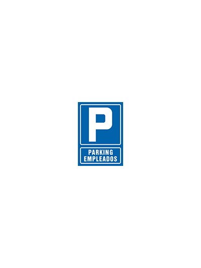 Pictograma syssa señal de parking empleados en pvc 210x297 mm