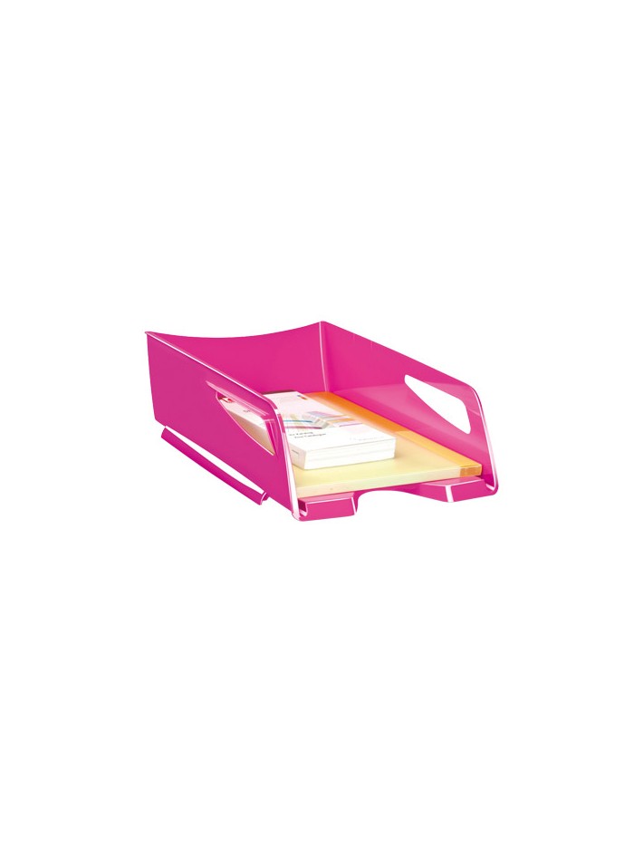 Bandeja sobremesa cep maxi de gran capacidad plastico rosa 386x270x115 mm Bandeja sobremesa cep maxi de gran capacidad plastico rosa 386x270x115 mm