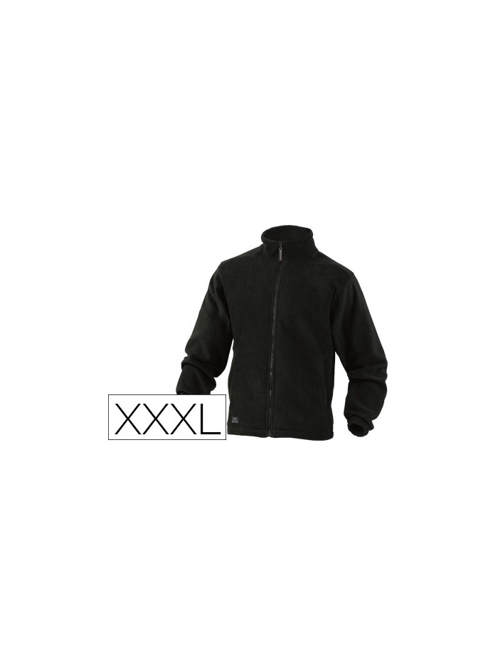 Chaqueta deltaplus polar con cremallera 2 bolsillos color negro talla 3xl Chaqueta deltaplus polar con cremallera 2 bolsillos color negro talla 3xl