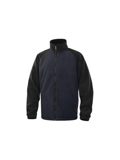 Chaqueta deltaplus polar con cremallera 2 bolsillos color azul talla xl