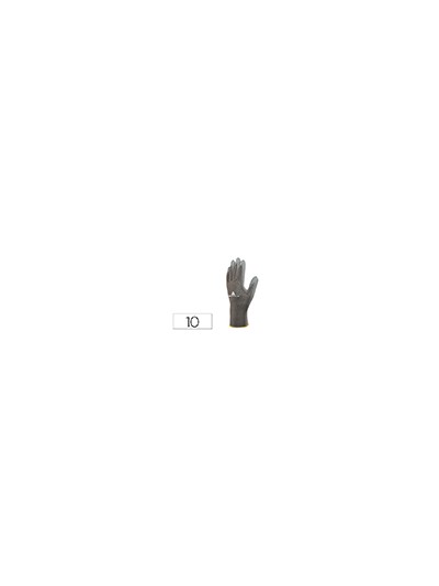 Guantes deltaplus poliester antideslizante lavable especial para manipulacion y manutencion gris talla 10