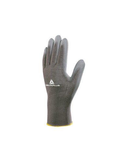 Guantes deltaplus poliester antideslizante lavable especial para manipulacion y manutencion gris talla 10
